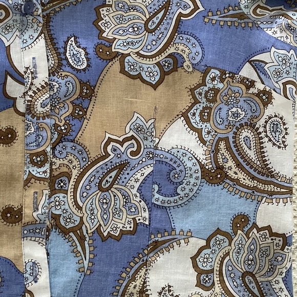 JM Collection 100% linen top - Picture 7 of 15